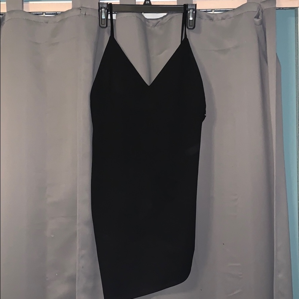 FRANCES BLACK BODYCON DRESS TOBI